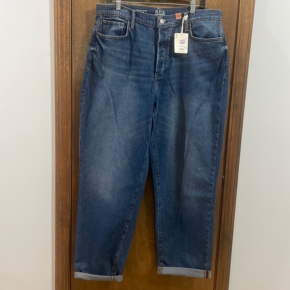 NWT Highest Rise Dad Jean Size 14 from a.n.a